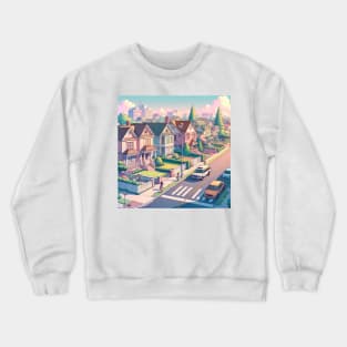 Residential Street United States Crewneck Sweatshirt